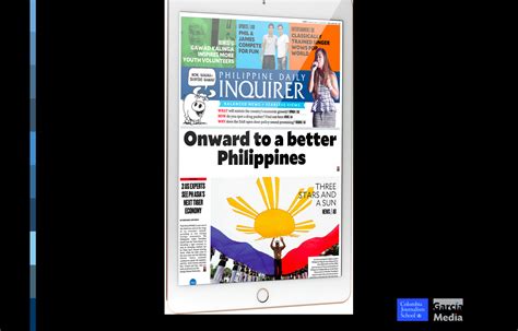 The Philippine Daily Inquirer: it’s a new look, new rethink across.